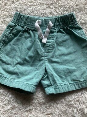 18M Carter's Baby Shorts Teal Green